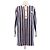 Autre Marque MAISON KITSUNE Polo Kleid Gestreift Viscose Mehrfarben