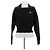 Jersey corto de seda negro Louis Vuitton XS