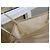 Hermès Camisón de seda Beige Crudo Crema Blanco roto - vista 10