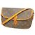 Borsa a Spalla Gibeciere PM Monogramma Louis Vuitton Marrone