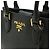 Borsa a mano/borsa a spalla in pelle Saffiano Prada Nero - vista 9