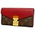 Cartera Larga Pallas Monogram Louis Vuitton Castaño Fucsia