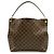 Borsa a spalla Hobo Damier Caissa di Louis Vuitton Marrone Rosa Damier ebene