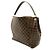 Borsa a spalla Hobo Damier Caissa di Louis Vuitton Marrone Rosa Damier ebene - vista 3