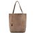 Bolsa Spin média em camurça marrom Chloé Taupe