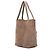 Bolsa Spin média em camurça marrom Chloé Taupe - vista 2