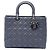 Dior Grau Große Lammleder Cannage Lady Dior Braun Anthrazitgrau