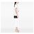 Wallet On Chain Portafoglio Chanel nero in vernice con strass CC - vista 6