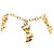 Collana con Charms a Fiocco Placcata Oro Chanel D'oro - vista 2