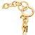 Collana con Charms a Fiocco Placcata Oro Chanel D'oro - vista 4