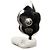 Chanel Silber CC Messing Strass Blattbrosche - Ansicht 3