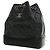 Mochila Gabrielle pequena em couro envelhecido acolchoado preto Chanel - vista 4