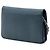 Wallet On Chain Portafoglio Chanel Blue CC in Caviar con Catena Blu navy - vista 2