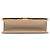 Céline Celine Borsa a Tracolla Triomphe in Pelle di Vitello Beige Medio - vista 3