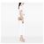 Céline Celine Borsa a Tracolla Triomphe in Pelle di Vitello Beige Medio - vista 6