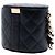Vanity Chanel Nero CC in Pelle di Agnello Elegante Custodia per Trucco con Catena - vista 2