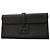 Borsa Clutch Jige Elan Swift di Hermès Nero