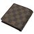 Cartera Bi-fold Marco Damier Louis Vuitton Castaño - vista 3