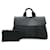 Hermès Borsa tote Hermes Valparaiso MM Nero Pelle Panno