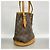 Borsa Tote Bucket PM Monogram Louis Vuitton Marrone - vista 2