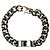 Bracciale a Catena con Piastra Logo Fendi Argento - vista 2