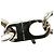 Bracciale a Catena con Piastra Logo Fendi Argento - vista 7