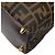 Borsa Fendi Zucca in tela beige e nera Nero - vista 4