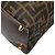 Borsa Fendi Zucca in tela beige e nera Nero - vista 6