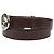 Gucci Brown Leather GG Pattern Belt - view 2