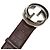 Gucci Brown Leather GG Pattern Belt - view 6