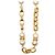 Timeless Collana a catena placcata in oro Chanel con perla artificiale D'oro - vista 4
