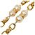 Timeless Collana a catena placcata in oro Chanel con perla artificiale D'oro - vista 6