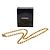 Colar de corrente banhado a ouro Chanel Coco Mark Dourado - vista 7