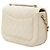 Borsa a spalla con manico a catena Coco Mark Matelassé di Chanel Beige - vista 2