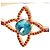 Bracciale Charm Louis Vuitton Multicolore D'oro - vista 3