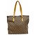Bolso Tote Cabas Mezzo Monogram Louis Vuitton Castaño