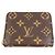 Monedero Zippy Monogram de Louis Vuitton Castaño