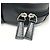 Borsa in pelle nera Salvatore Ferragamo Nero - vista 16