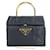 Prada Navy Nylon Tote Bag Marineblau