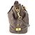 Borsa tote Monogram Mahina Stella PM di Louis Vuitton Marrone - vista 4