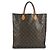 Sac Plat Monogram Louis Vuitton Marron - vue 2