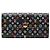 Portafoglio Lungo Sarah Monogramma Louis Vuitton Nero Multicolore