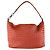 Borsa a spalla in pelle arancione Bottega Veneta