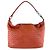 Borsa a spalla in pelle arancione Bottega Veneta - vista 3