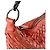 Borsa a spalla in pelle arancione Bottega Veneta - vista 6