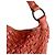 Borsa a spalla in pelle arancione Bottega Veneta - vista 7