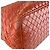 Borsa a spalla in pelle arancione Bottega Veneta - vista 8