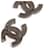 Chanel 2021 Orecchini Maxi Studs CC Argento Scuro e Strass  - vista 3