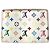 Louis Vuitton Monogram Multicolor Card Case Pink White - view 2
