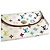 Louis Vuitton Monogram Multicolor Card Case Pink White - view 4